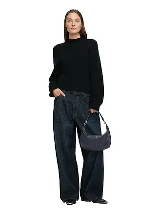 LIEBESKIND BERLIN | Ledertasche - Schultertasche PARIS Small | blau